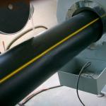 3mm Underground Natural Gas Pipe , 1.0Mpa 1.6Mpa Large Diameter Polyethylene