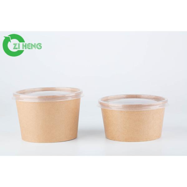 China Suitable For Take-Away Disposable Paper Hot Soup Paper Bowl 500ml Biodegradable factory