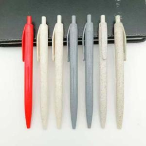 China Biodegradable Corn Material Plastic Ballpoint Pen Lightweight Convenient factory