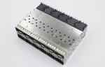 ROHS 2x8 With Light Pipe SFP Cage Connector TMSFPX28EXXX4