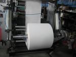 Hydraulic 4 Color Sticker / Paper Bag Printing Machine With Unwinder Rewinder