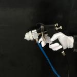 CE Approved 20cmx 20cmx5cm Two Heads SS Car Paint Spray Gun