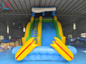 China 4x8x8m Commercial Inflatable Slide Inflatable Dry Slides Outdoor factory