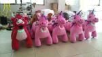 Hansel plush kiddie toy ride kids toys car electric animal scooters in mall