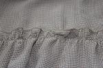 Breathable Ladies Plus Size Long Sleeve Long Dresses Cotton Fabric With Pleated
