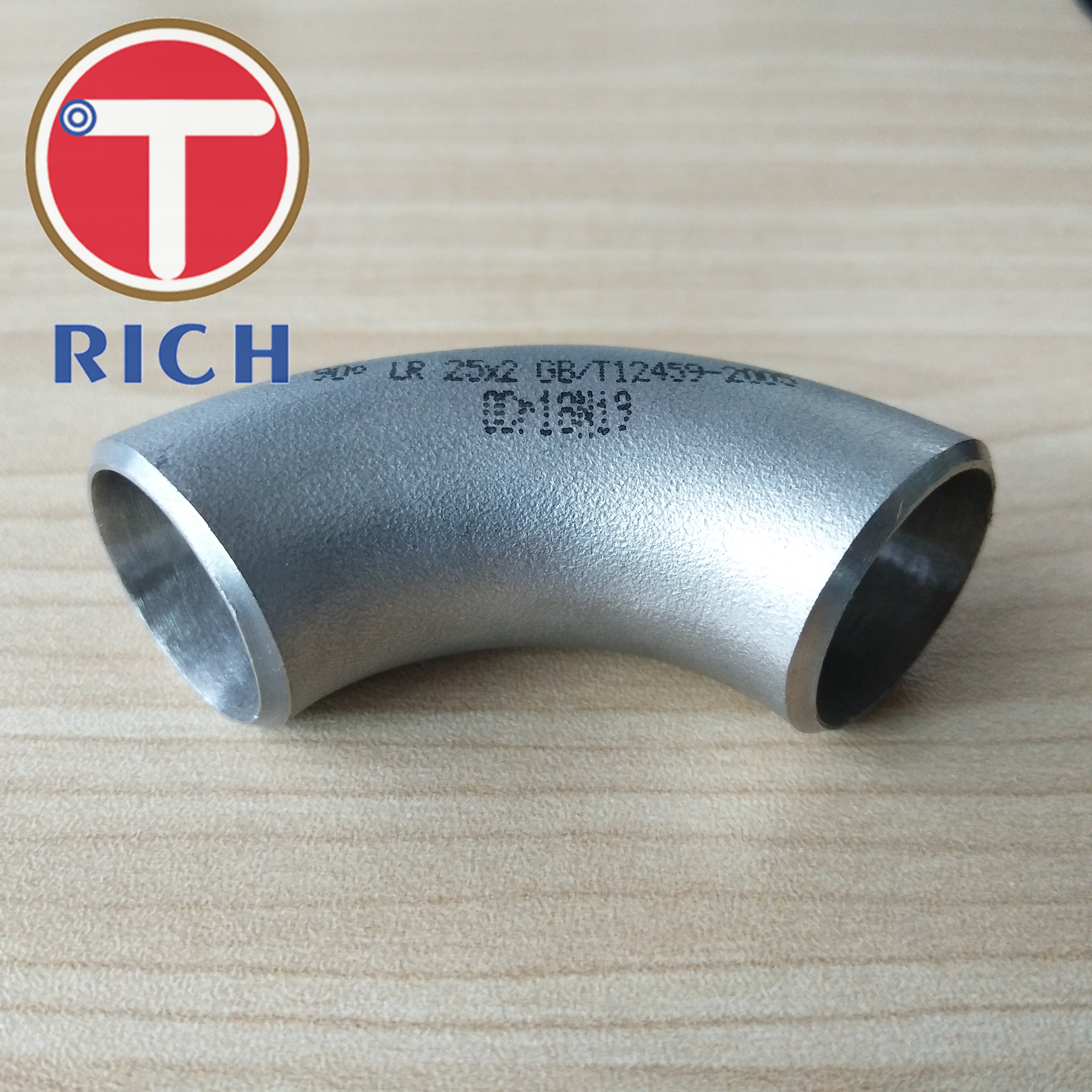 DIN B16.9 Malleable Cast Iron 90 Degree Elbow Stainless Steel Machining
