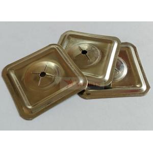 China 38mm Metal Self Locking Washers Square Type For Insulation Pins on sale