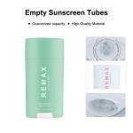 75g Oval-shaped and smooth sunscreen stick with odor-fighting properties