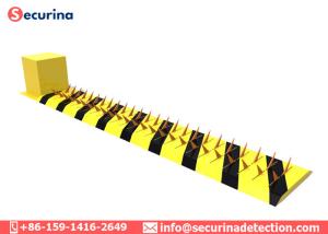 China Stainless Steel Traffic Spike Barrier , Secure Tire Killer Anti Collision Warning on sale