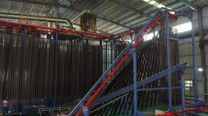 China Powder Color Change Electrostatic Automatic Powder Coating Line for Spray Paint factory