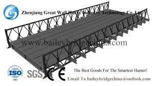 China CB200(HD200) Double Lane SS, Bailey Bridge From China,truss brdge,portable steel bridge factory
