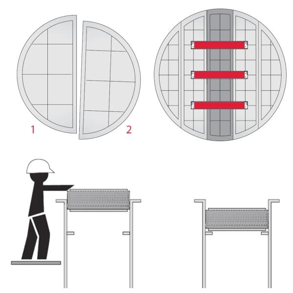 Stainless Steel Wire Mesh Demister Pad 2-635 Mesh for Gas Liquid Separation
