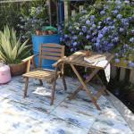 Mail Packing Y Durable Outdoor Patio Furniture Sets with Solid Wood Modern