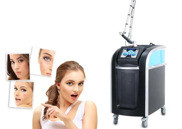 All Color Tattoo Removal Pico Laser Machine 1064nm 532nm 755nm 600 - 750ps Pulse