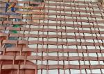 Arc Frame Decorative Architectural Woven Wire Mesh Electrolytic Polishing