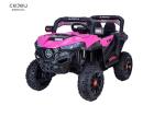 Electric Two Seater Ride On Truck With 4 Big Shock Absorbing Tires