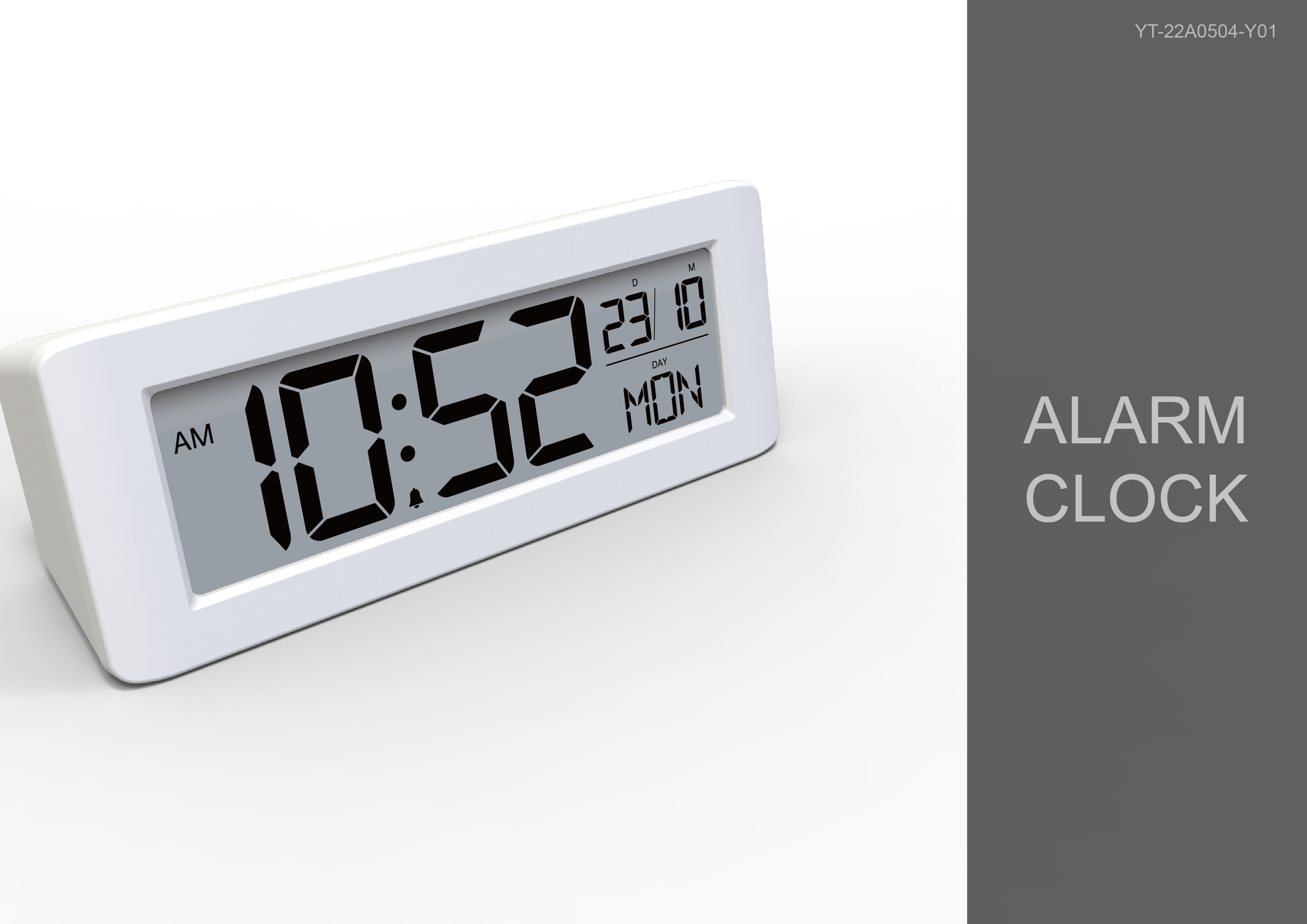 Calendar Display Digital Alarm Clock Red Digital Clock With RCC Backlight