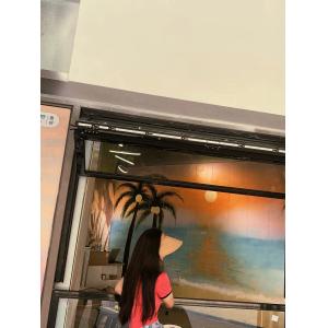 Garden Culinary Folding Window Connecting Indoor Counters to Outdoor Planter Box