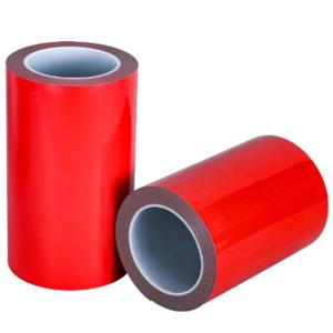 China Heat-Resistant Red Film Gray Acrylic Double-Sided Adhesive Waterproofing factory
