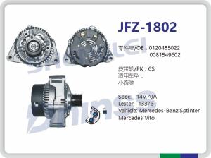 China Mercedes Benz Alternator Generator 0120485022 13376 12V 90A factory