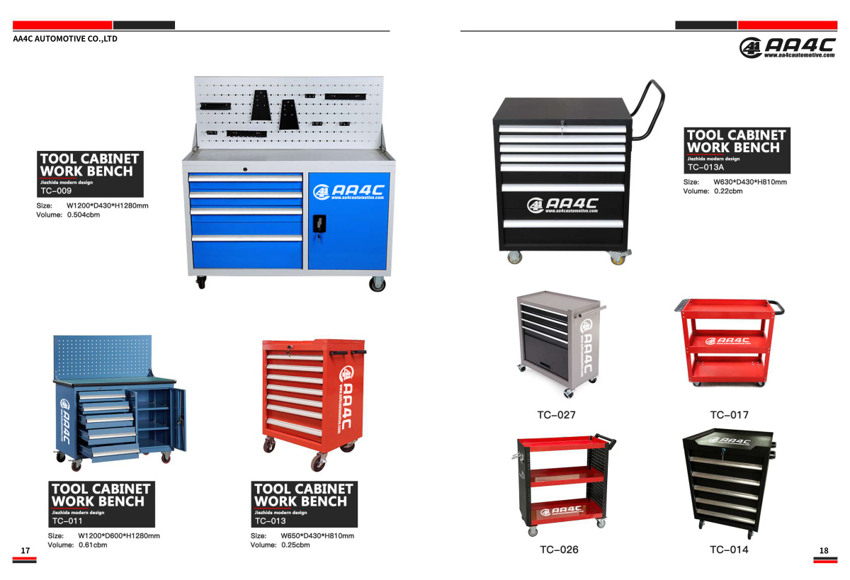 Workshop Garage Mobile Tool Cabinet 7 Drawer Tool Cabinet Roller With Side Door