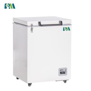 China Sprayed Plate Steel 100L Mini High Quality Biomedical Chest Freezer Fridge factory