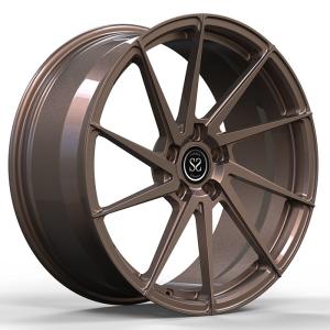 China 8.5Jx19 ET50 5x114.3 Alloy Rims Custom Satin Bronze For Honda Accord X (CV) factory