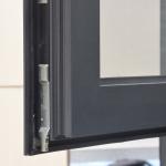 Power Coated 1.4mm Aluminium Casement Window With Mosquito Net