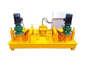 China Automated I Beam Bender Q235 Steel Beam Bending Machine Yellow factory