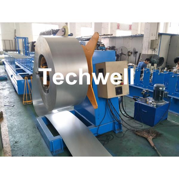 Hydraulic Or Automatic Decoiler Machine With Automatically Uncoiling , Hydraulic