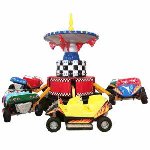 China 24 People Amusement Bounce Car Ride With Car Type Cabin Height 3m factory