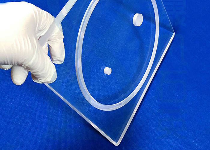 High Light Transmittance Transparent Uv Fused Quartz Plate