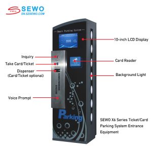 SEWO-X6 Smart Parking System with RS485 Communication 1200m Distance and 4800bps