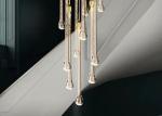 Modern Restoration Hardware New Design Hotel Lobby Restaurant Rain Chandeliers