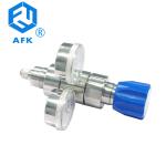Double Stage ss316L 3000Psi Gas Pressure Regulator 1/4" NPT
