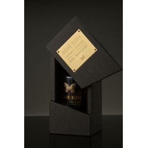 Custom Premium Wine Packaging Leather Box Unique Rotate Open Whiskey Wooden