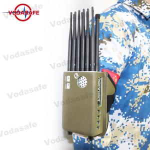 China 5G Easy Carry Portable Signal Jammer High Power 12Bands Cover Radius 30 Meters factory
