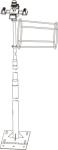 304 stainless steel windsock / wind direction beacon / windcone