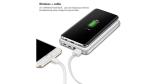 10000 mAh Wireless Cell Phone Charger , Wireless Power Bank For Android And IOS