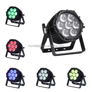 China Disco 7*15W RGBWA 5in1 LED DMX Par Can Stage Waterproof Lights factory