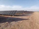 100kw Pole ground mount solar tracking system Horizontal Single Axis Sun Tracker
