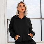 Hooded Loose Athletic Sets Long Sleeve Plush Hip Hop Street Wear Jackets Joggers