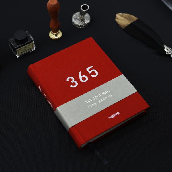 End Paper Printing Custom Journal Notebook 360 Days Fabric Cover Material