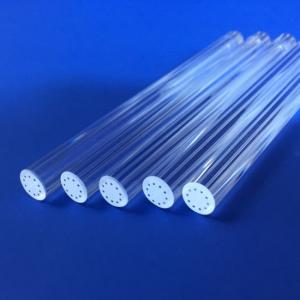 China Multi Hole Quartz Glass Tubes For Electronic Cigarette Suction Rod factory