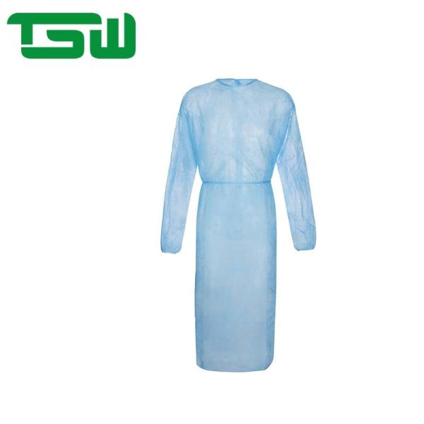 China Non Sterile Lint Free Single Use Isolation Gown For Cleanroom factory