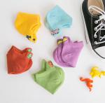 Latest style baby kids colorful socks embroidery logo comfortable cotton