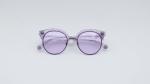 Colorful acetate Sunglasses Round fashion Ladies outdoor Eyewear Daily Driving