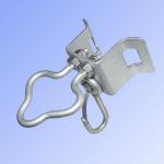 Optical Fiber Drop Cable FTTH Suspension Hook Steel Galvanized Coating Plum
