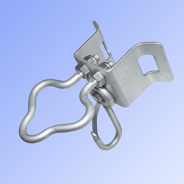 Optical Fiber Drop Cable FTTH Suspension Hook Steel Galvanized Coating Plum