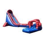 Inflatable Water Slide Kids Bouncer Jumping Castle The Double Lane Dry Ball